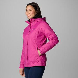 Columbia Arcadia II Jacket - Rain Jacket - Fuchsia - Medium